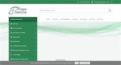 Desktop Screenshot of prager-elektronik.at